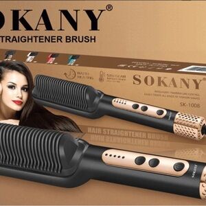 Sokany hair straightener brush.950 F Max.
